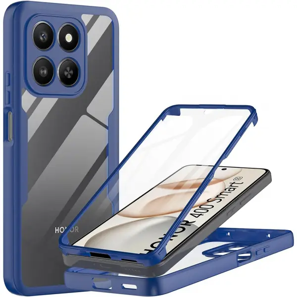 Husa pentru Honor 400 Smart 4G / X7d 4G / 400 Smart 5G, Techsuit, ColorVerse 360, Albastra