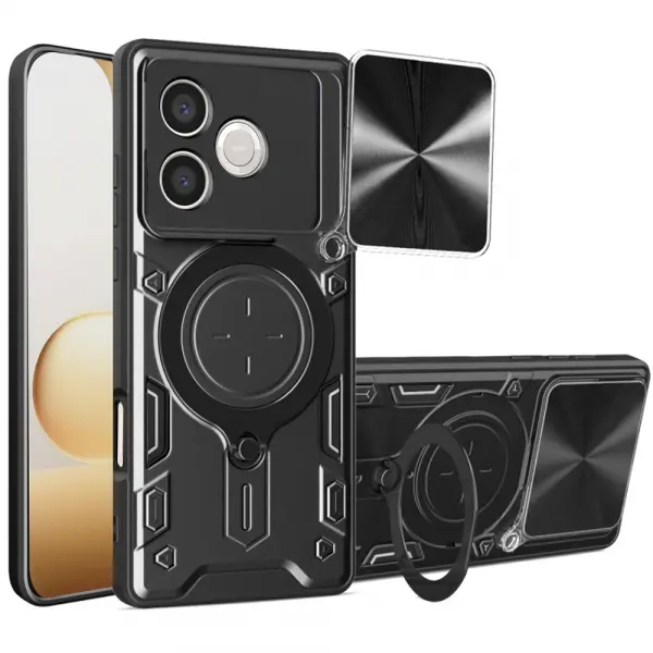 Husa pentru Honor 600 Lite, Techsuit, CamGuard Pro, Neagra