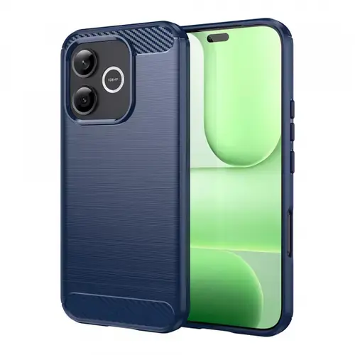 Husa pentru Honor 600 Lite, Techsuit, Carbon, Albastru