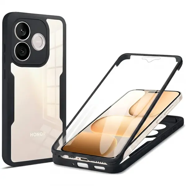 Husa pentru Honor 600 Lite, Techsuit, ColorVerse 360, Neagra
