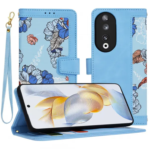 Husa pentru Honor 90, Techsuit, FlipCraft, Bleu