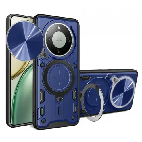 Husa pentru Honor Magic8 Lite, Techsuit, CamGuard Pro, Albastra