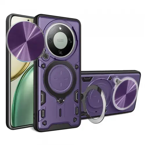 Husa pentru Honor Magic8 Lite, Techsuit, CamGuard Pro, Mov
