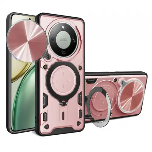 Husa pentru Honor Magic8 Lite, Techsuit, CamGuard Pro, Roz Aurie