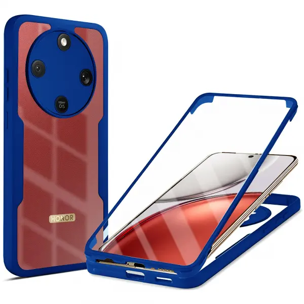 Husa pentru Honor Magic8 Lite, Techsuit, ColorVerse 360, Albastra