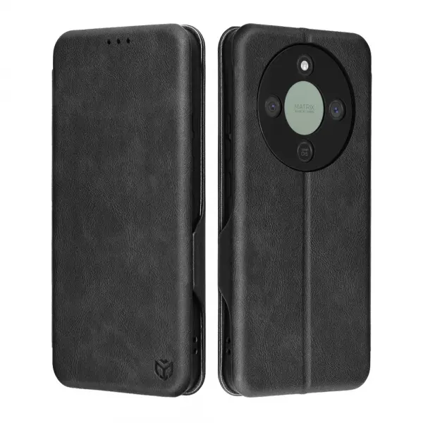 Husa pentru Honor Magic8 Lite, Techsuit, Safe Wallet Plus, Neagra