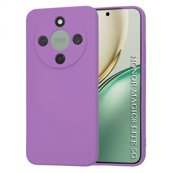 Husa pentru Honor Magic8 Lite, Techsuit, SoftFlex, Mov