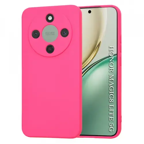 Husa pentru Honor Magic8 Lite, Techsuit, SoftFlex, Roz Inchis
