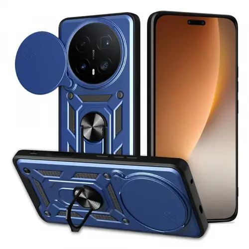 Husa pentru Honor Magic8 Pro, Techsuit, CamShield, Albastra