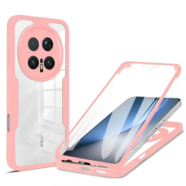 Husa pentru Honor Magic8 Pro, Techsuit, ColorVerse 360, Roz