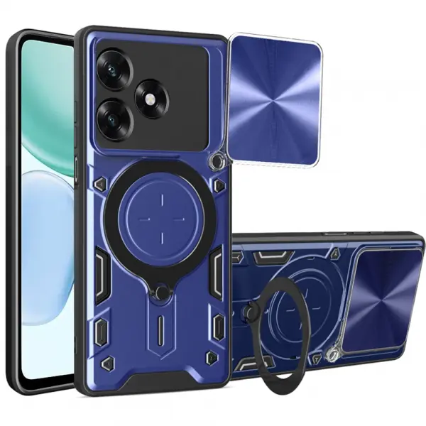 Husa pentru Honor X5c Plus, Techsuit, CamGuard Pro, Albastra