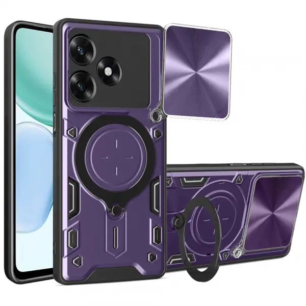Husa pentru Honor X5c Plus, Techsuit, CamGuard Pro, Mov