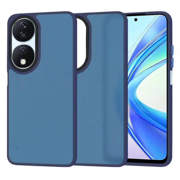 Husa pentru Honor X7b 5G / 90 Smart / X7b 4G, Techsuit, HaloFrost, Bleumarin