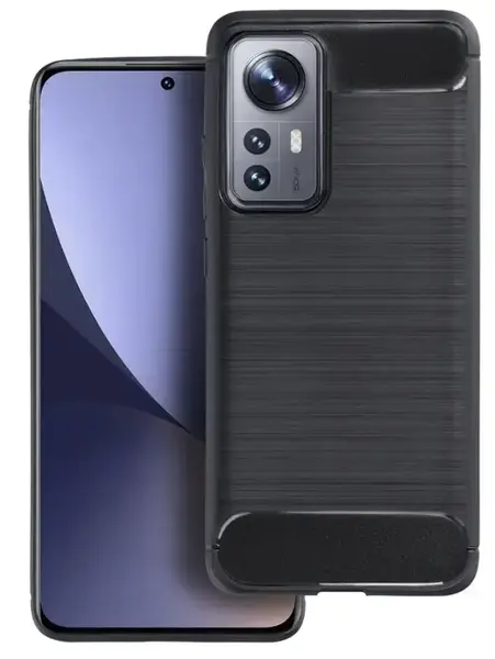 Husa pentru Honor X8c, OEM, Carbon, Neagra