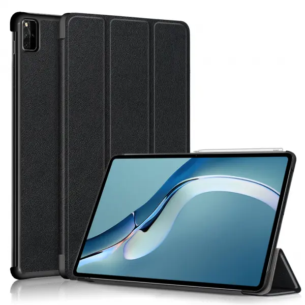 Husa pentru Huawei MatePad Pro 12.6 (2021), Techsuit, FoldPro, Neagra