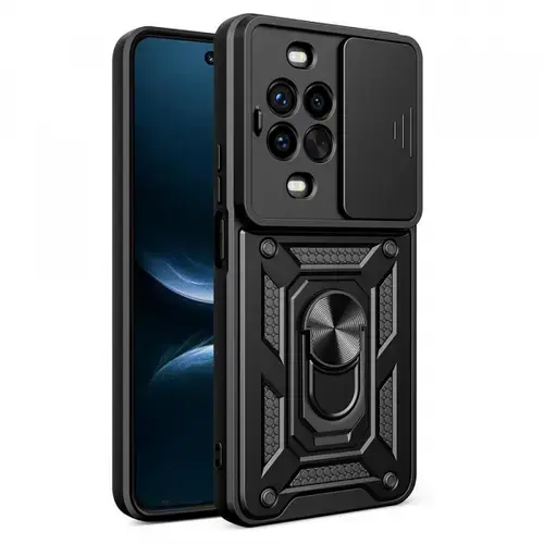 Husa pentru Huawei nova 14 Pro, Techsuit, CamShield, Negru