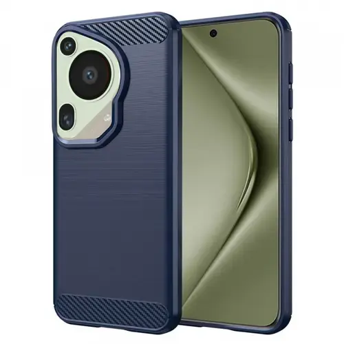 Husa pentru Huawei Pura 70 Ultra, Techsuit, Carbon, Albastra