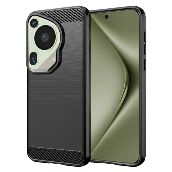 Husa pentru Huawei Pura 70 Ultra, Techsuit, Carbon, Neagra