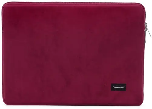 Husă pentru laptop Bombata - Velvet, 15.6''-16'', Burgundy