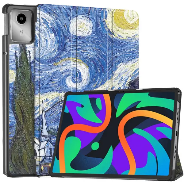 Husa pentru Lenovo Tab M11, Techsuit, FoldPro Starry Night, Multicolor