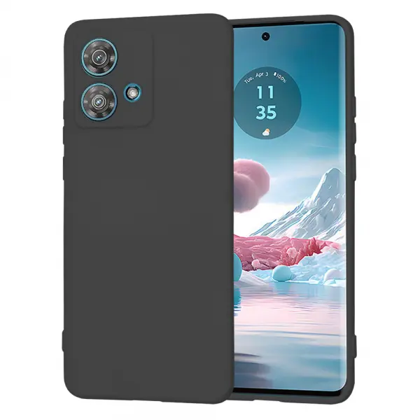 Husa pentru Motorola Edge 40 Neo, Techsuit, SoftFlex, Neagra