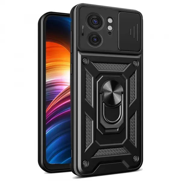 Husa pentru Motorola Edge 40, Techsuit, CamShield, Neagra