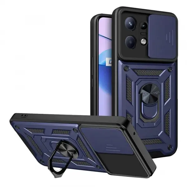 Husa pentru Motorola Edge 50 Pro, Techsuit, CamShield, Albastra