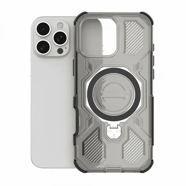 Husa pentru Motorola Edge 60 Fusion / Edge 60, Techsuit, Carbon Shield Pro, Fumurie