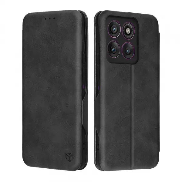 Husa pentru Motorola Edge 60 Pro, Techsuit, Safe Wallet Plus, Neagra