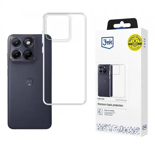 Husa pentru Motorola Edge 70 Fusion, 3MK, Clear, Transparenta