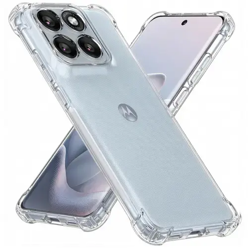 Husa pentru Motorola Edge 70 Fusion, Techsuit, Shockproof Clear, Transparent
