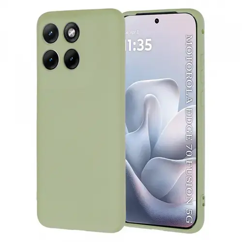 Husa pentru Motorola Edge 70 Fusion, Techsuit, SoftFlex, Verde Matcha