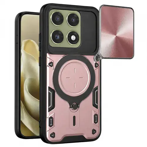 Husa pentru Motorola Edge 70 Pro, Techsuit, CamGuard Pro, Roz/Auriu
