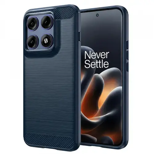 Husa pentru Motorola Edge 70 Pro, Techsuit, Carbon, Albastru