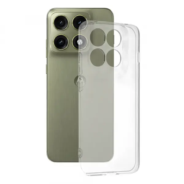 Husa pentru Motorola Edge 70 Pro, Techsuit, Clear, Transparenta