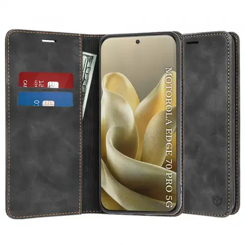 Husa pentru Motorola Edge 70 Pro, Techsuit, Confy, Negru