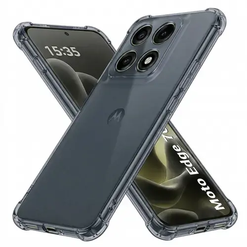 Husa pentru Motorola Edge 70 Pro, Techsuit, Shockproof Clear, Fumuriu