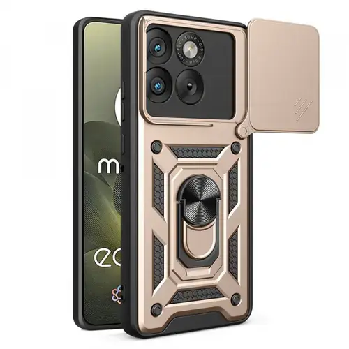 Husa pentru Motorola Edge 70, Techsuit, CamShield, Aurie