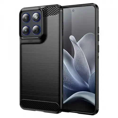 Husa pentru Motorola Edge 70, Techsuit, Carbon, Neagra