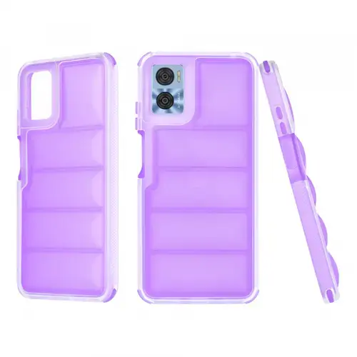 Husa pentru Motorola Moto E22i / E22, Techsuit, Wave Shield, Mov