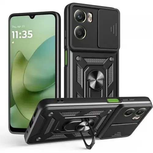 Husa pentru Motorola Moto G06, Techsuit, CamShield, Neagra