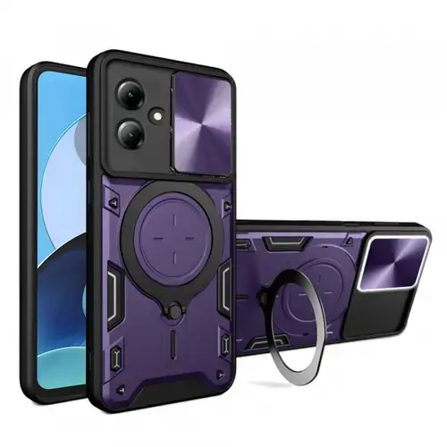 Husa pentru Motorola Moto G14, Techsuit, CamGuard Pro, Mov