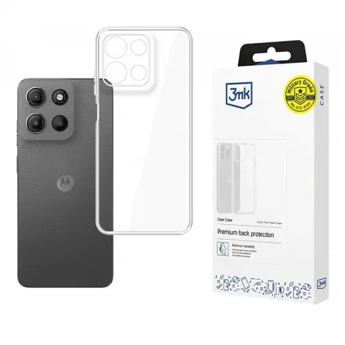 Husa pentru Motorola Moto G15 / G15 Power, 3MK, Clear, Transparenta