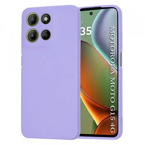 Husa pentru Motorola Moto G15 / G15 Power, Techsuit, SoftFlex, Mov Deschis