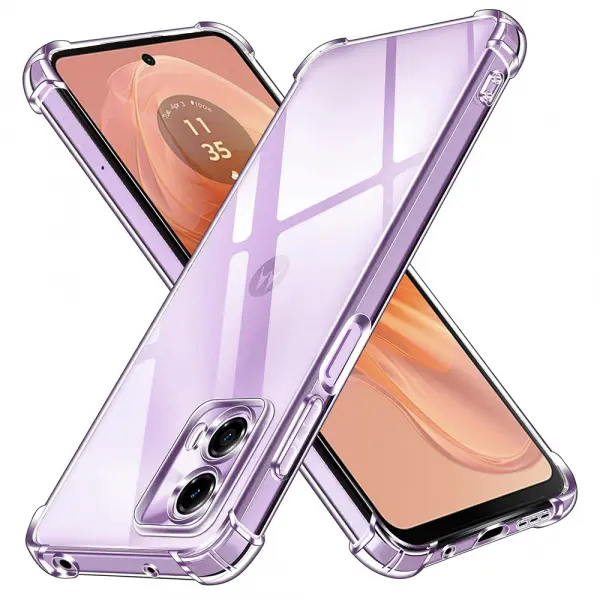 Husa pentru Motorola Moto G24 Power, Techsuit, Shockproof Clear, Transparenta