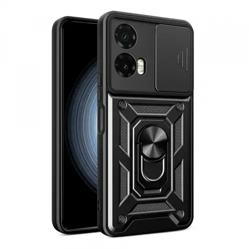 Husa pentru Motorola Moto G35, Techsuit, CamShield, Neagra