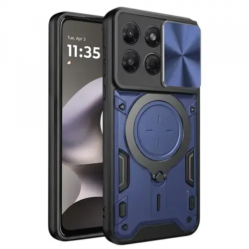 Husa pentru Motorola Moto G37 Power, Techsuit, CamGuard Pro, Albastru