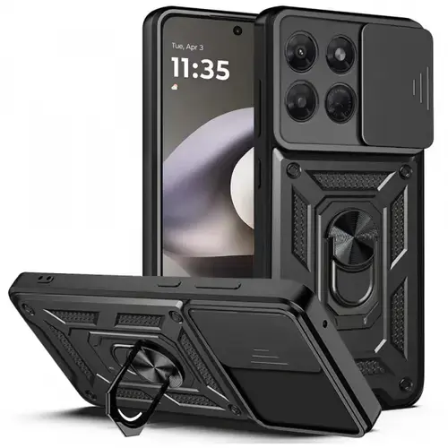 Husa pentru Motorola Moto G37 Power, Techsuit, CamShield, Negru