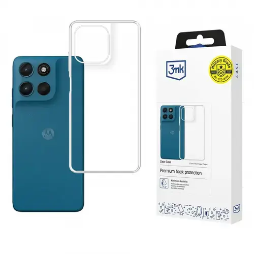 Husa pentru Motorola Moto G57 Power, 3MK, Clear, Transparenta