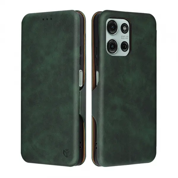 Husa pentru Motorola Moto G75, Techsuit, Safe Wallet Plus, Verde